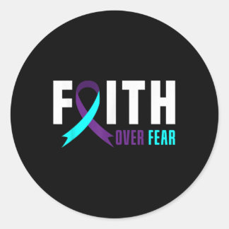 Sticker Rond Foi Dieu Peur Soutien Suicide Prévention Lauréats