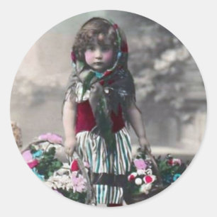 Sticker Rond Foires vintages