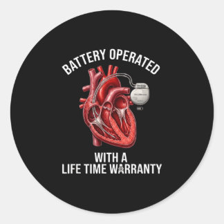 Sticker Rond Fonctionne sur batterie avec une garantie à vie