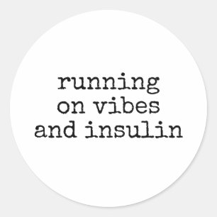 Sticker Rond Fonctionnement Sur Les Vibes Et L'Insuline Diabéti