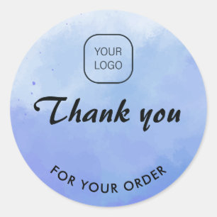Sticker Rond Fond aquarelle