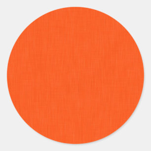 Sticker Rond Fond orange texturé calme et simple