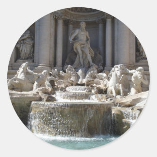 Sticker Rond Fontaine de Trevi