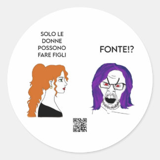 STICKER ROND FONTE