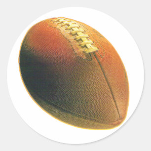 Sticker Rond Football