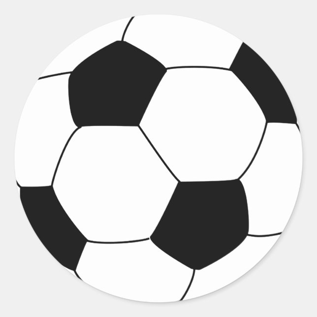 Sticker Rond Football (Devant)