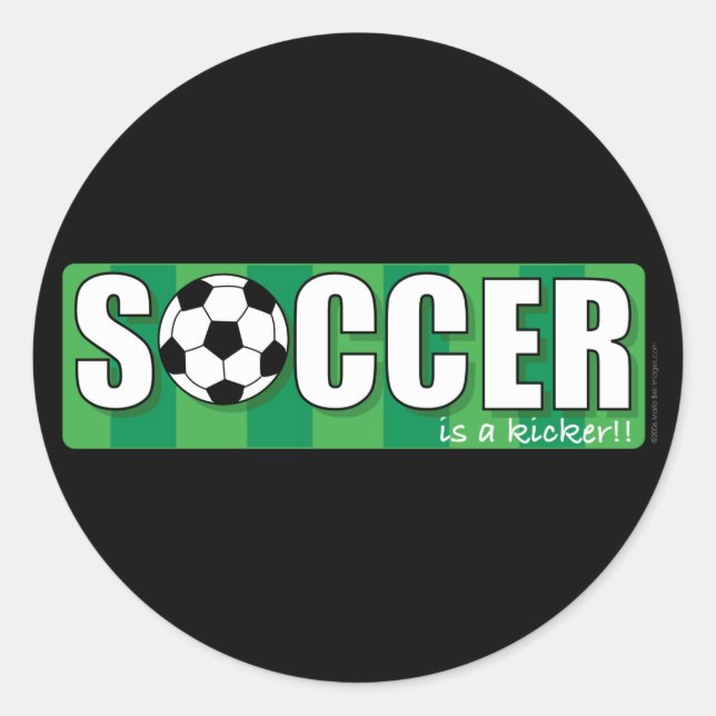 Sticker Rond Football (Devant)