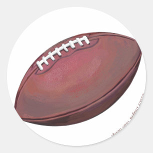 Sticker Rond Football