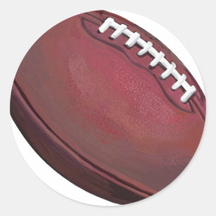 Sticker Rond Football