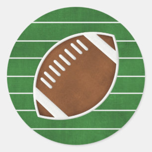 Sticker Rond Football