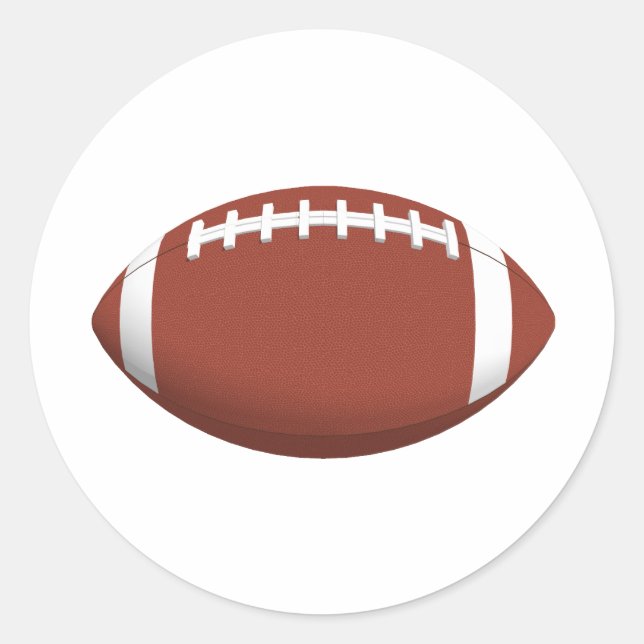Sticker Rond Football! (Devant)