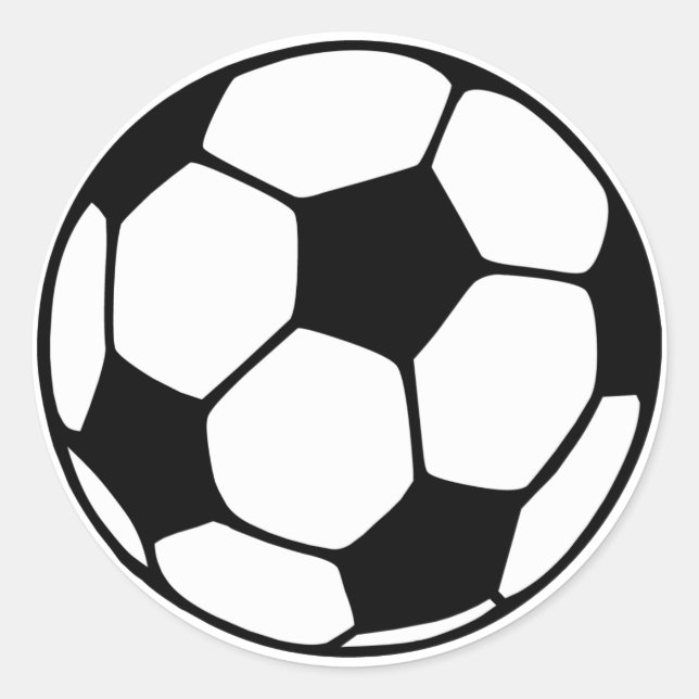 Sticker Rond Football (Devant)