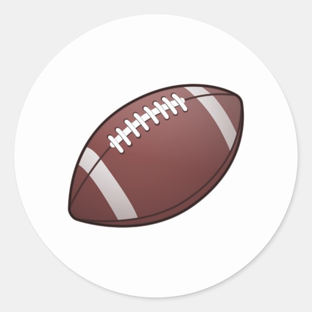 Sticker Rond Football américain (Devant)