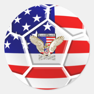 Sticker Rond Football américain