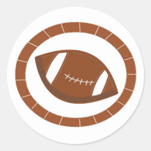 Sticker Rond Football de Classic