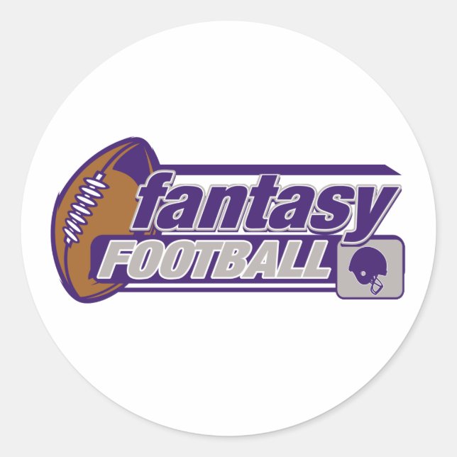 Sticker Rond Football Imaginaire (Devant)