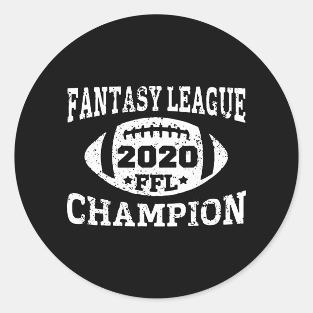 Sticker Rond football imaginaire (Devant)