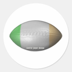 Sticker Rond Football irlandais