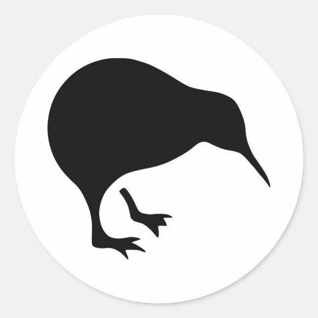 Sticker Rond Football néo-zélandais (Devant)