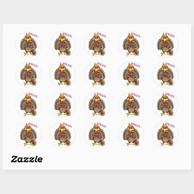 Sticker Rond Football Turquie (Feuille)