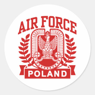 Sticker Rond Force aérienne polonaise