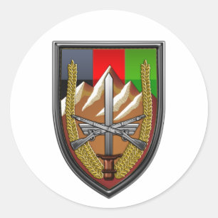 Sticker Rond Forces des États-Unis Afghanistan