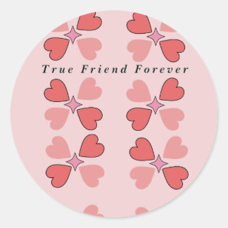Sticker Rond "Forever Friends Journal : Chercher chaque instant