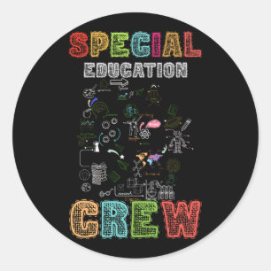 Sticker Rond Formation Spéciale Enseignant Sciences Chimique Ec
