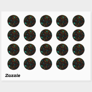 Sticker Rond Formes géométriques