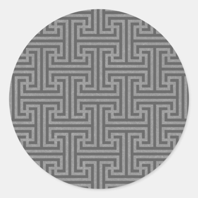 Sticker Rond Formes géométriques simples (Devant)