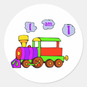 Sticker Rond formez le ęr anniversaire