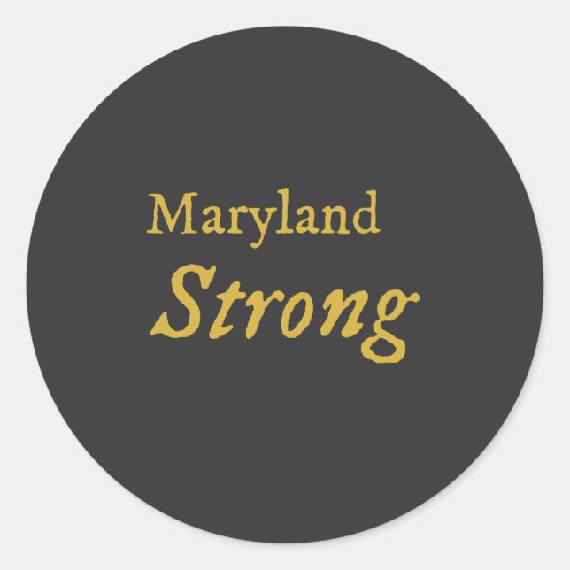 Sticker Rond Fort du Maryland (Devant)