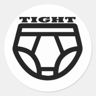 Sticker Rond FORTEMENT - Tighty Whities