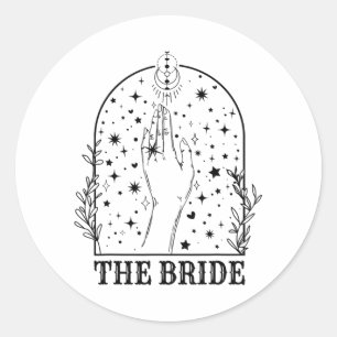 Sticker Rond Four de mariée de cuisine correspondant Bacheloret