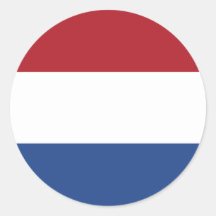 Sticker Rond Fourgon Nederland - drapeau de Vlag de Pays-Bas