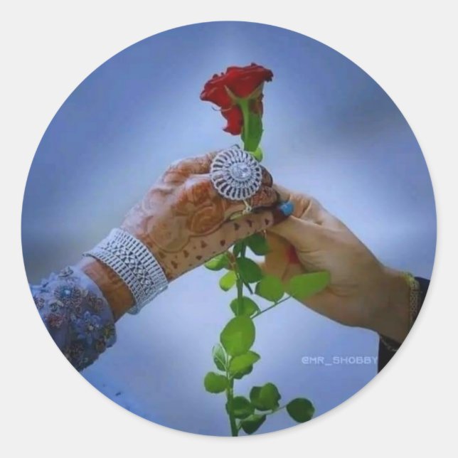 Sticker Rond Fournitures pour fête artisanale Fournitures pour  (Devant)