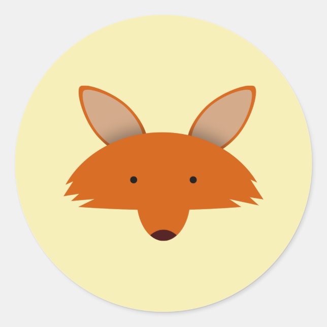 Sticker Rond Fox (Devant)