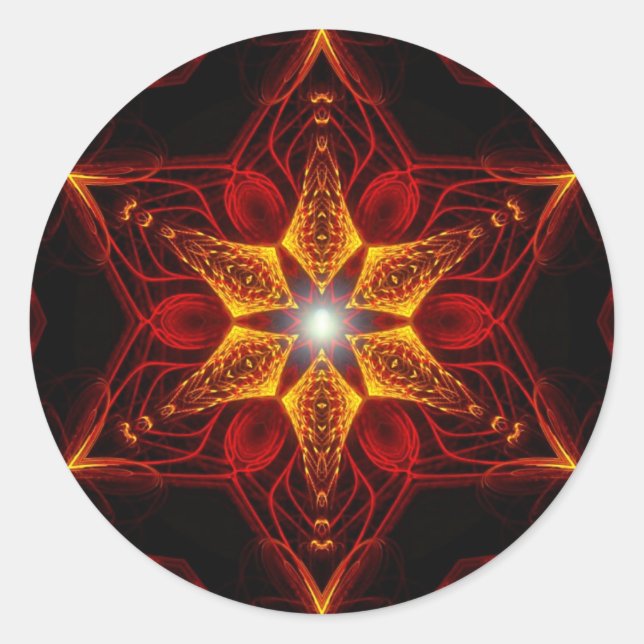 Sticker Rond Fractal Starituel (Devant)