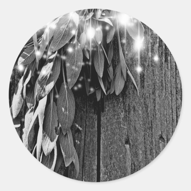 Sticker Rond Fraîchement Couché Gris Gris Gris Gris Luminaires (Devant)