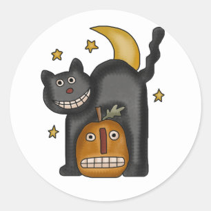 Sticker Rond fraidycat