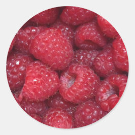Sticker Rond Framboise