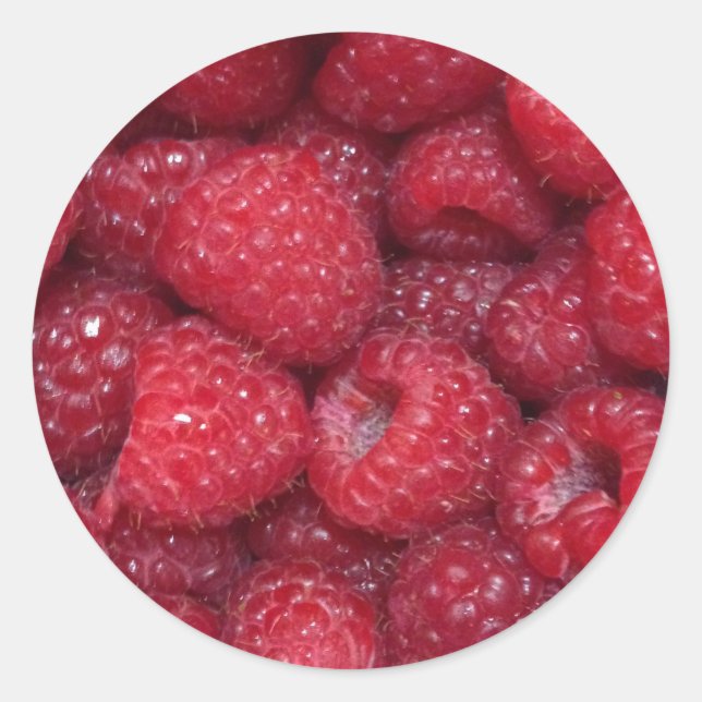 Sticker Rond Framboise (Devant)