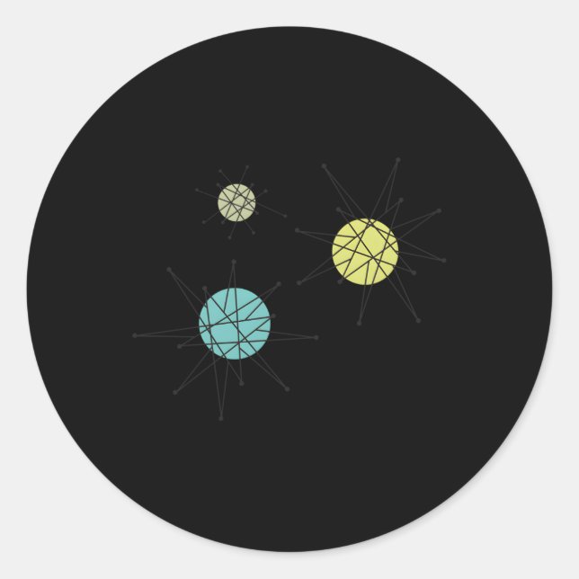 Sticker Rond Franciscan Starburst Dinnerware (Devant)