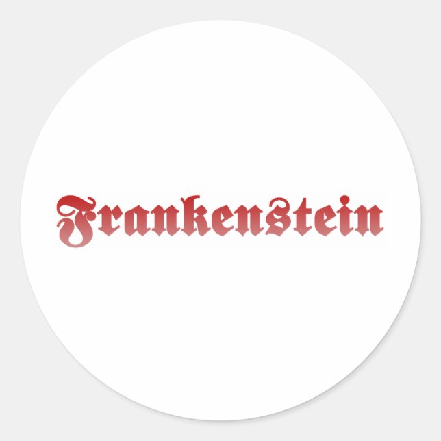 Sticker Rond Frankenstein (Devant)