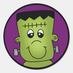 Sticker Rond Frankenstein