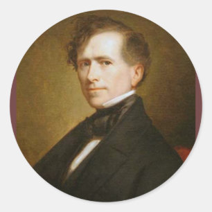Sticker Rond Franklin Pierce 14