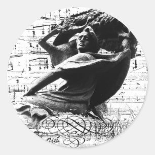 Sticker Rond Frederic Chopin