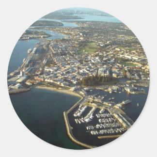 Sticker Rond Fremantle Harbour, Australie occidentale