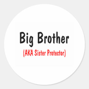 Sticker Rond Frère (AKA protecteur de soeur)