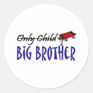 Sticker Rond frère enfant